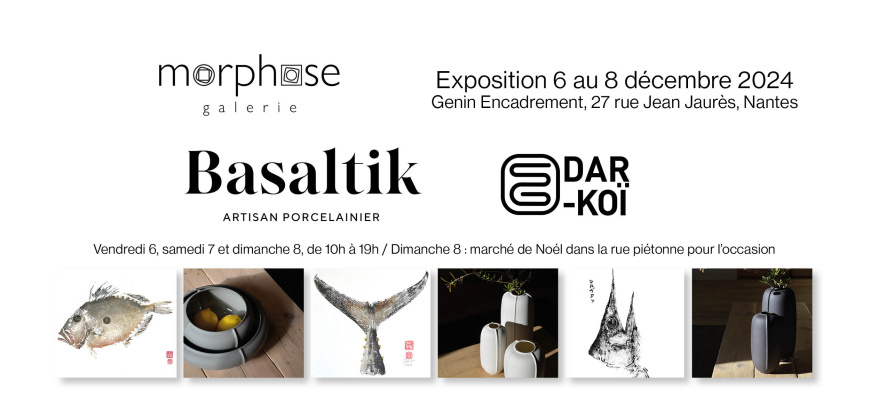 Basaltik, céramiques | Darkoï, gyotakus | expo éphémère | Artisanat d&#039;art Art contemporain