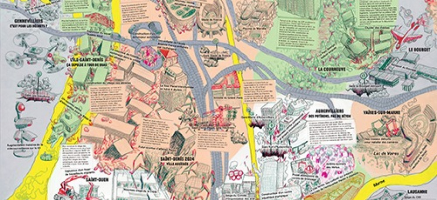 Arpentage de la carte des JOP2024 Atelier/Stage