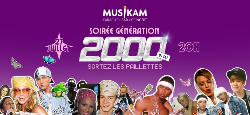 Soirée génération 90’s-2000’s Soirée