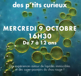 Image L'heure des p'tits curieux Atelier/Stage