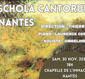 Concert de fin d'Année Schola Cantorum de Nantes